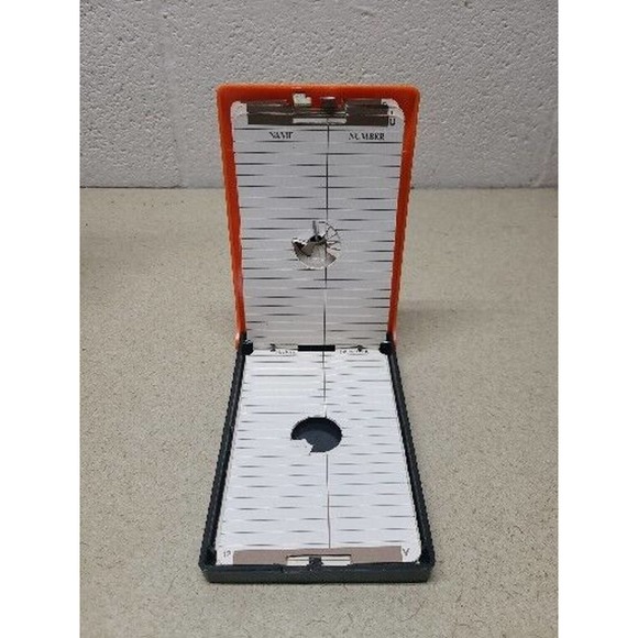 Vintage Orange Telephone Index Rotary Dial Address Book Retro - Picture 2 of 6